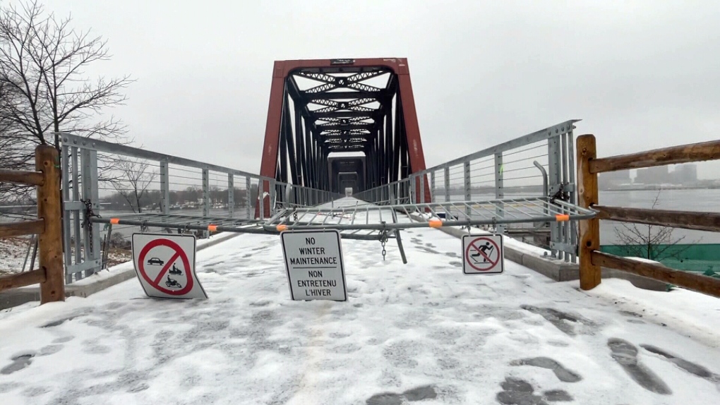 Ottawa River pedestrian bridge to close again for the winter [Video]