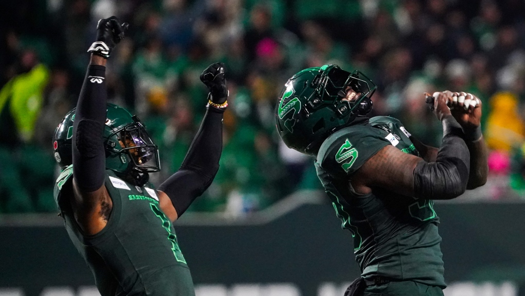 CFL: Roughriders head to Winnipeg riding high after playoff win [Video]