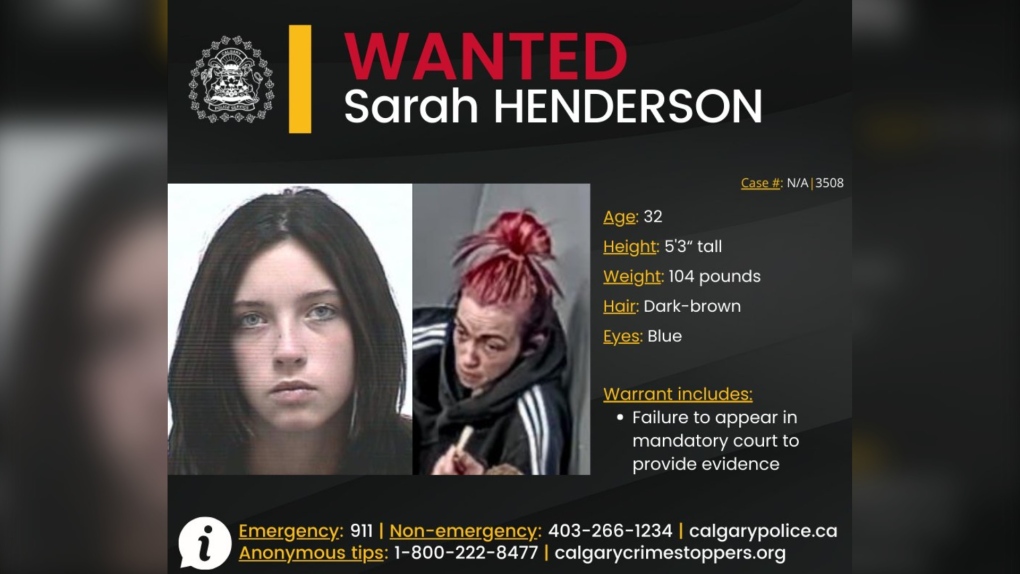 Sarah Henderson sought by Calgary police to provide evidence [Video]