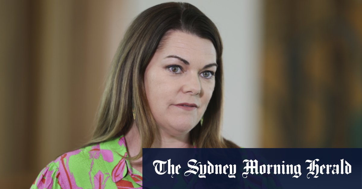 Dorinda Cox questions cut short Sarah Hanson-Young press conference [Video]