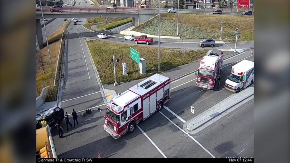 2 children suffer minor injuries in Crowchild collision [Video]