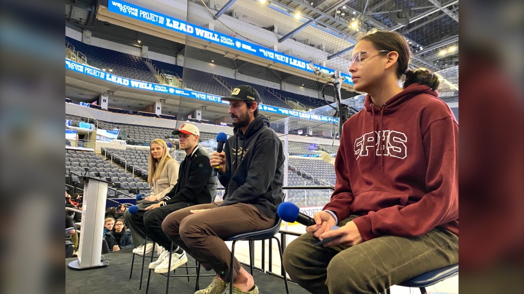 Manitoba students talk with Winnipeg Jets players about mental health [Video]