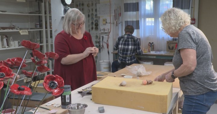 Penticton Potters Guild puts on ceramic poppy fundraiser for veterans - Okanagan [Video]