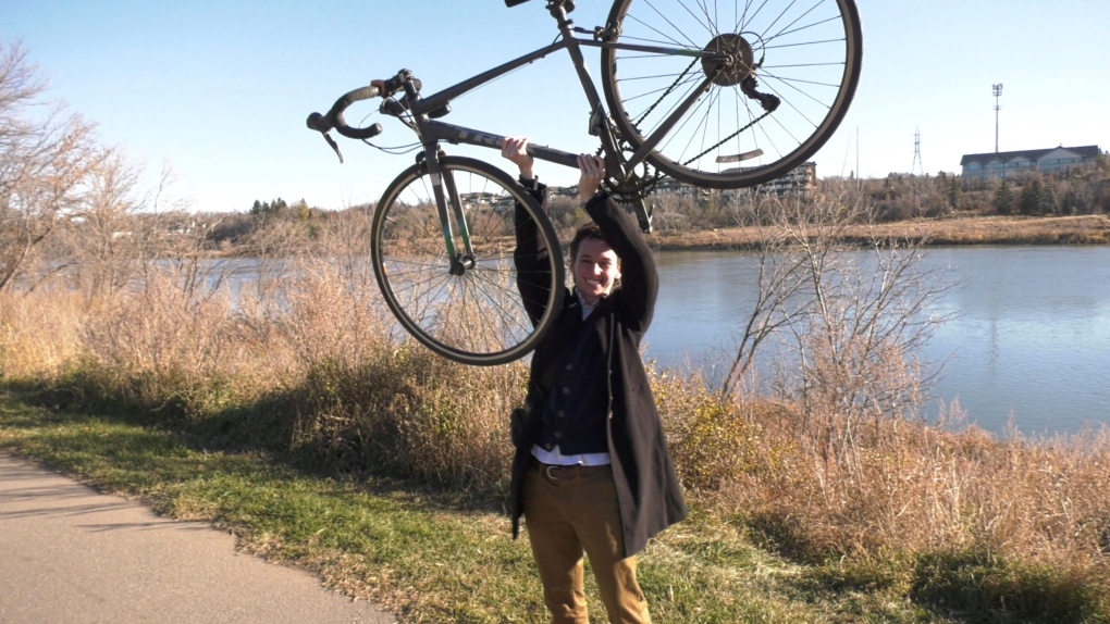 Saskatchewan woman bikes across Canada for mental health [Video]