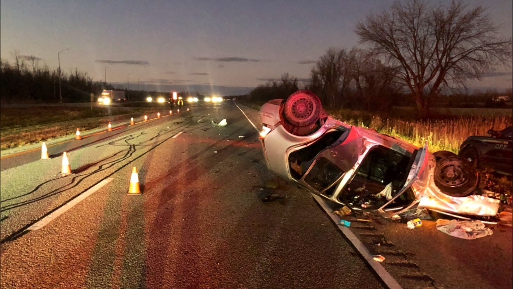 Hwy 416 crash near Kemptville sends 1 to hospital [Video]