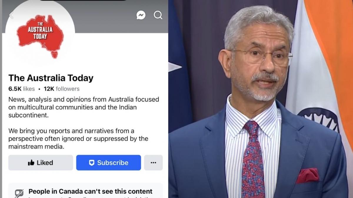 ‘Australia Today’ news outlet responds after Canada blocks EAM Jaishankar’s press meet [Video]