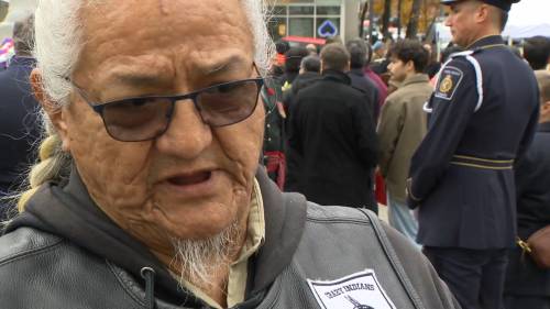 Indigenous veteran recounts being shot at, fighting for status in Canadian air force [Video]