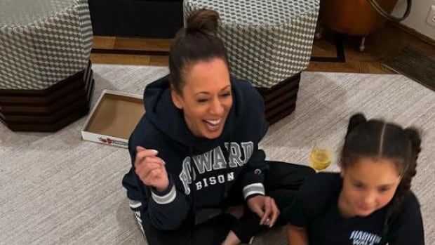 Kamala Harris drinks wine and plays Connect 4 in joyful post-election pic posted by her niece [Video]