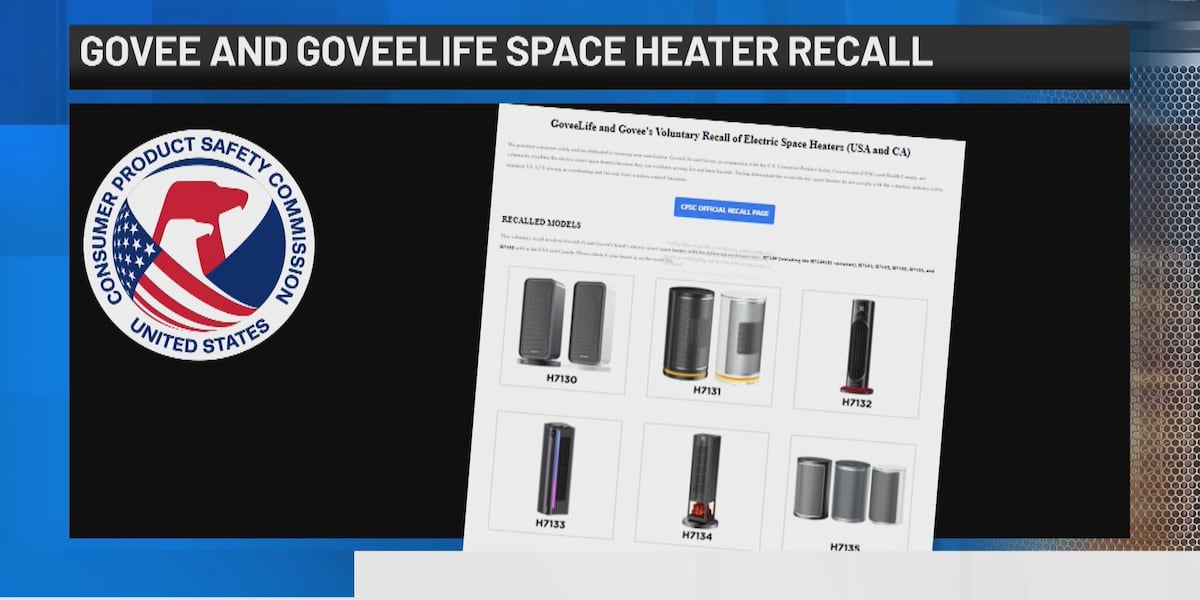 Recall issued for more than 500,000 electric space heaters [Video]