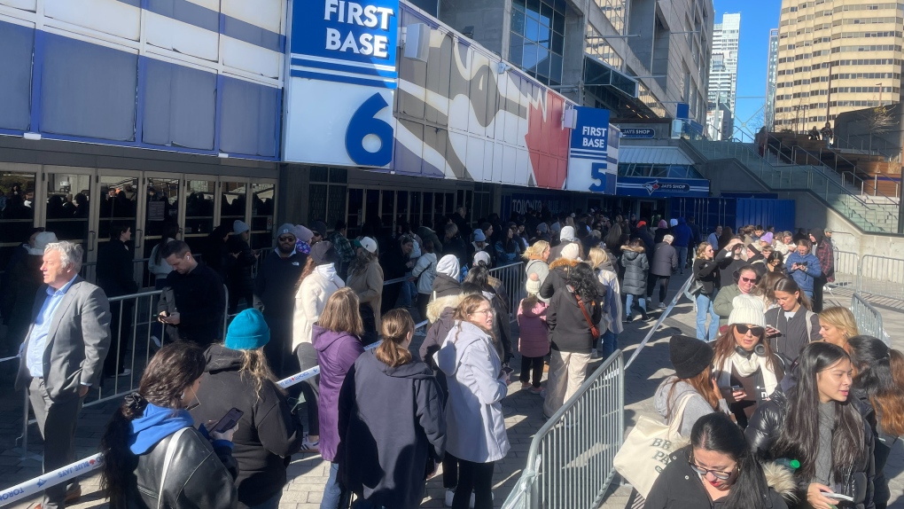 Taylor Swift Eras Tour merchandise on sale in Toronto [Video]