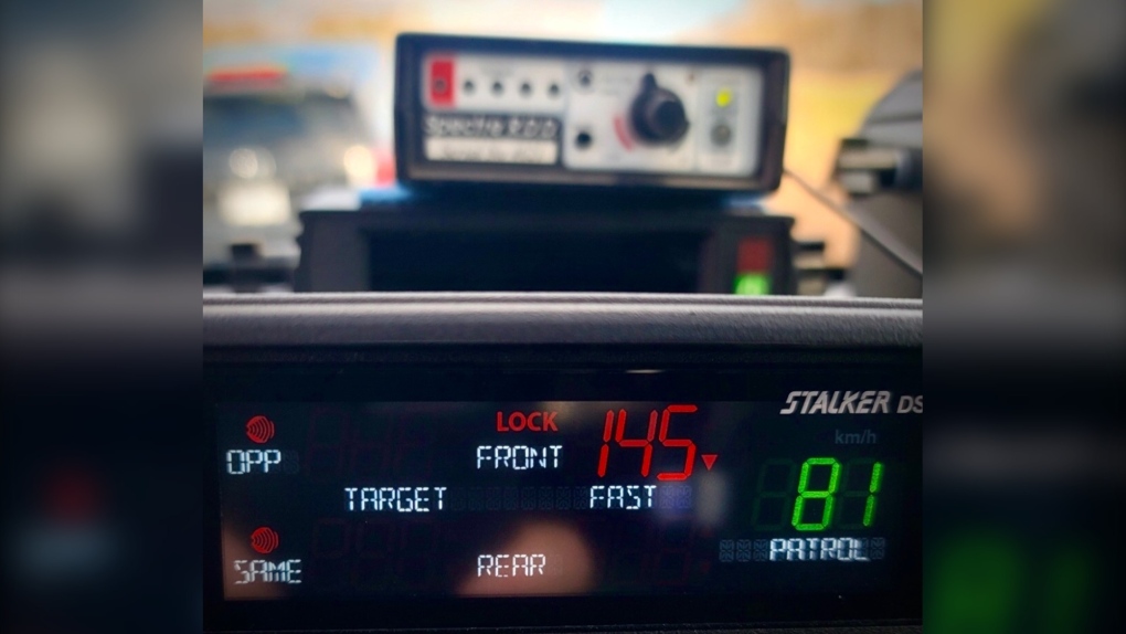 Driver stopped speeding 65 km/h over the speed limit on Ottawa road [Video]