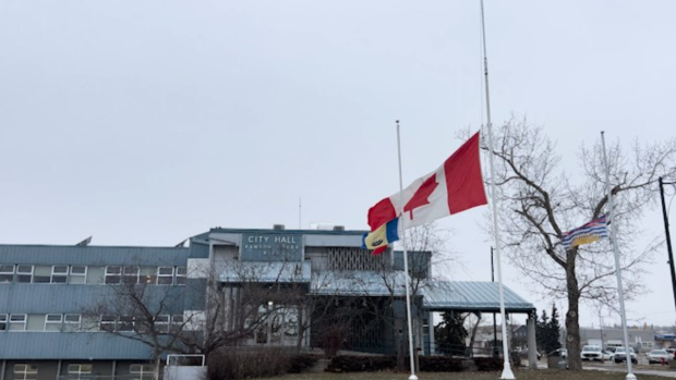 City of Dawson Creek flies flags at half-mast to honour the passing of John Horgan [Video]