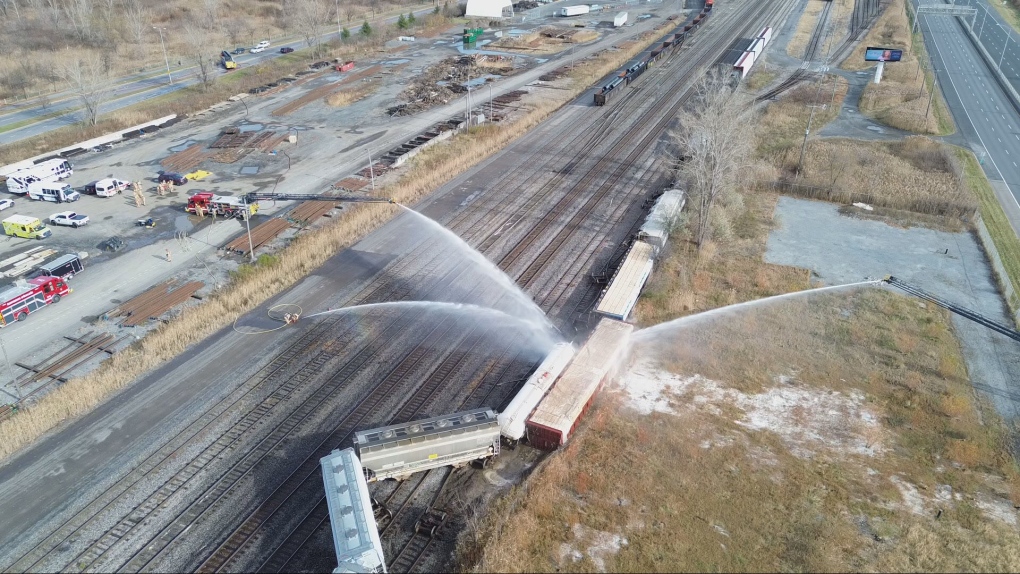 Partial confinement lifted in Longueuil after CN train derailment and chemical spill [Video]