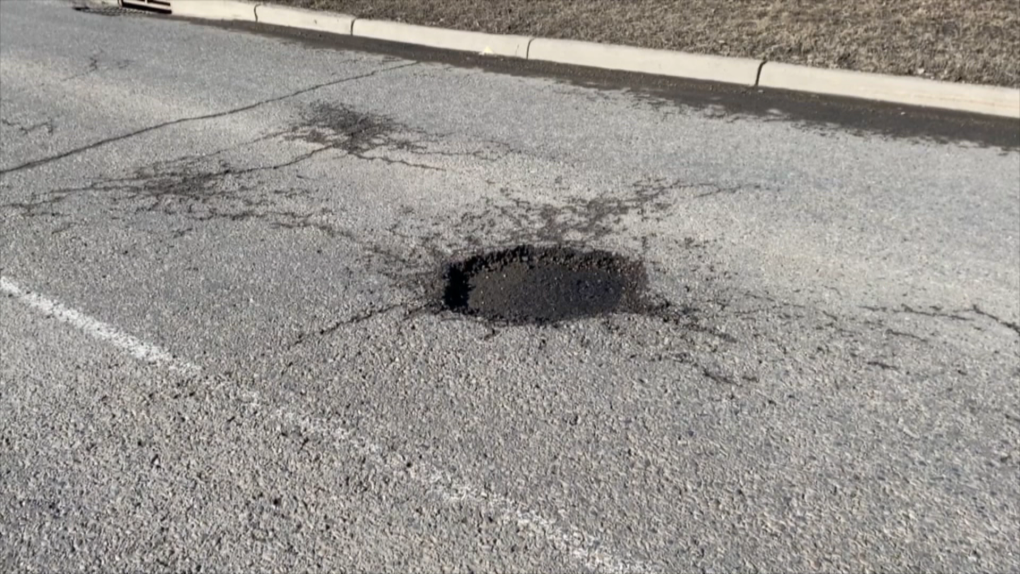 Calgary pothole repairs aided by infrared asphalt heater [Video]