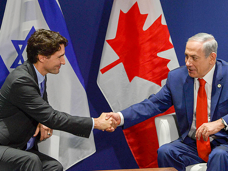 Trudeau, Netanyahu hold first meeting during Paris conference [Video]