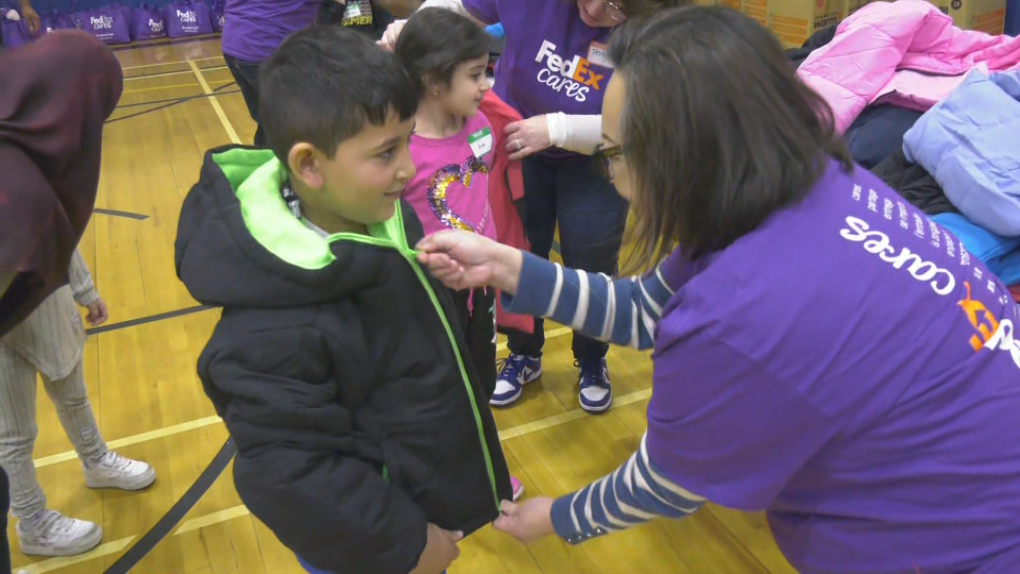 Operation Warm helping Edmonton kids to stay warm with free coats [Video]