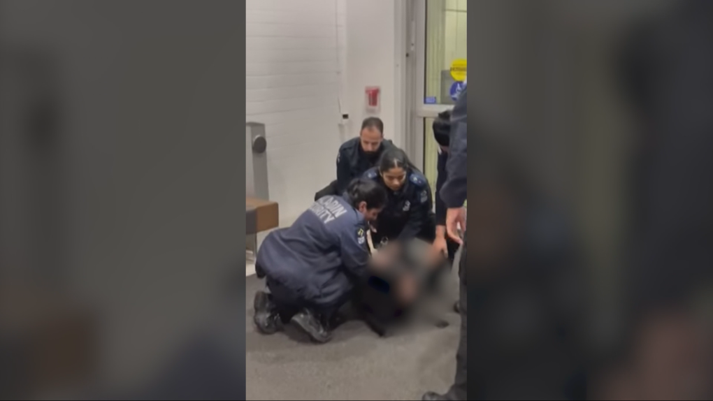 Surrey news: Video shows several security guards restraining teen at Guildford mall