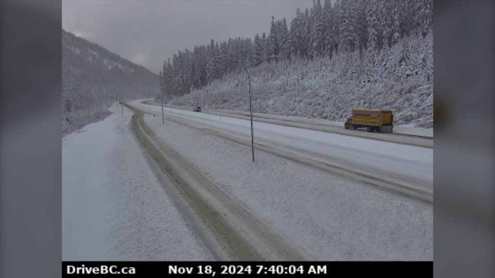 Snowfall warning issued for Coquihalla Hwy. between Hope, Merritt [Video]