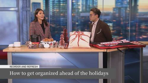 Getting organized ahead of the holidays [Video]