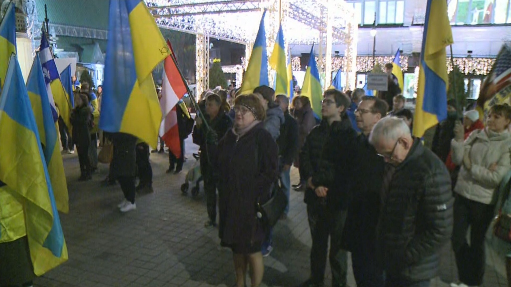 Montreal rally marks 1,000 days of war in Ukraine [Video]