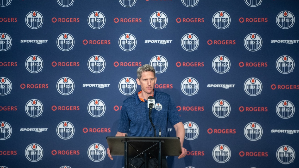 Knoblauch navigating first full season with Oilers after cup run [Video]