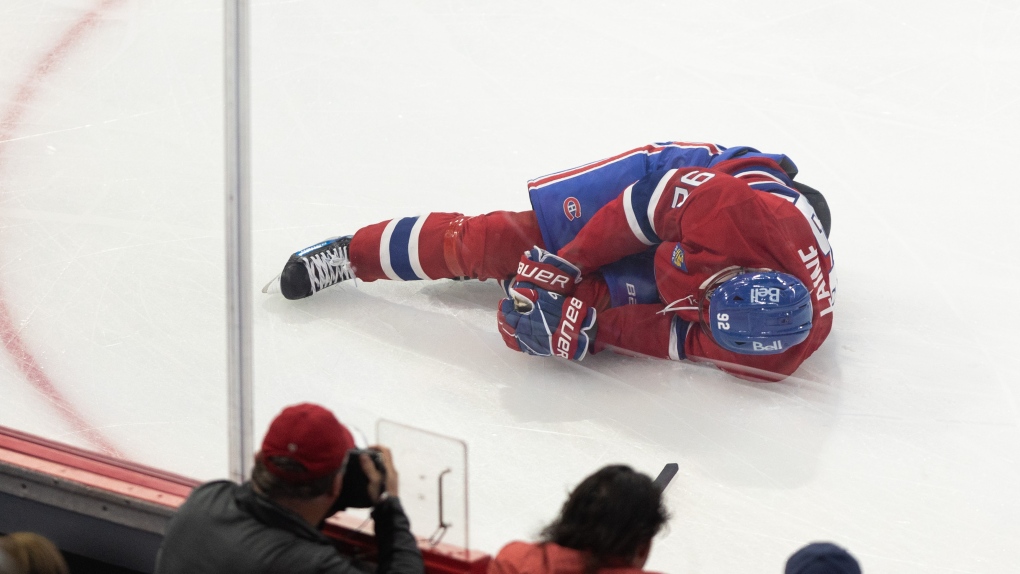 Patrik Laine back in training with the Canadiens [Video]