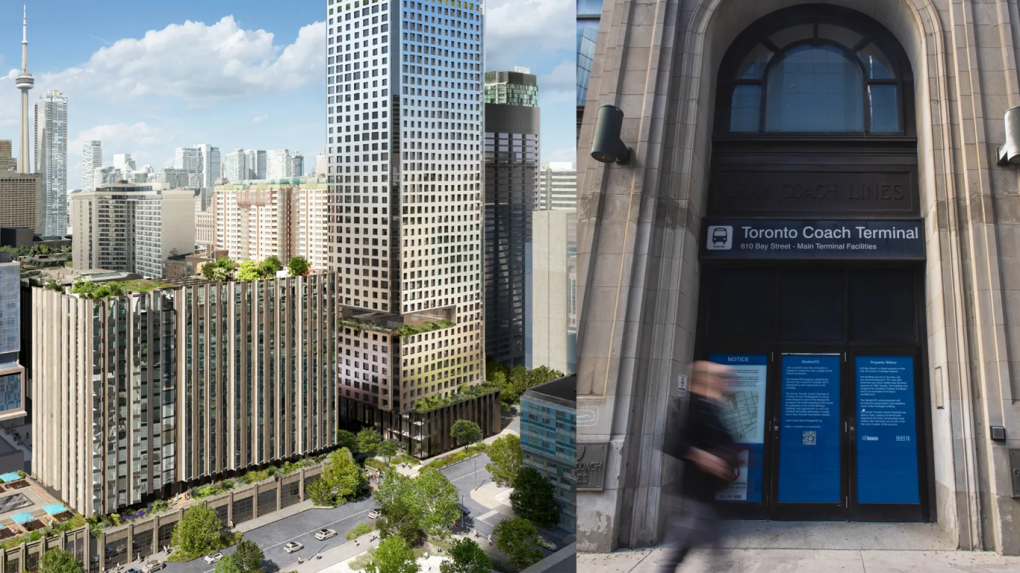 Renderings show massive redevelopment at former Toronto bus terminal [Video]