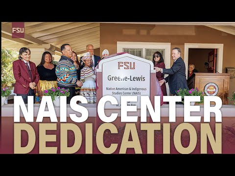 FSU Dedicates the Native American and Indigenous Studies Center [Video]