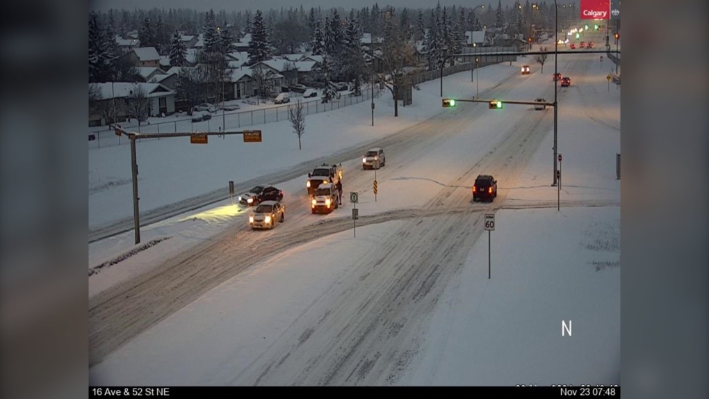 Southern Alberta under snowfall warning as winter weather moves in [Video]