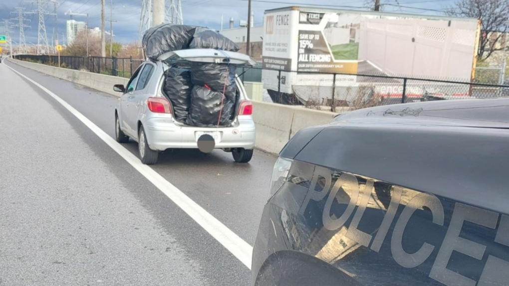 OPP stop Ottawa driver for hauling 3,000 cans in trunk of car [Video]