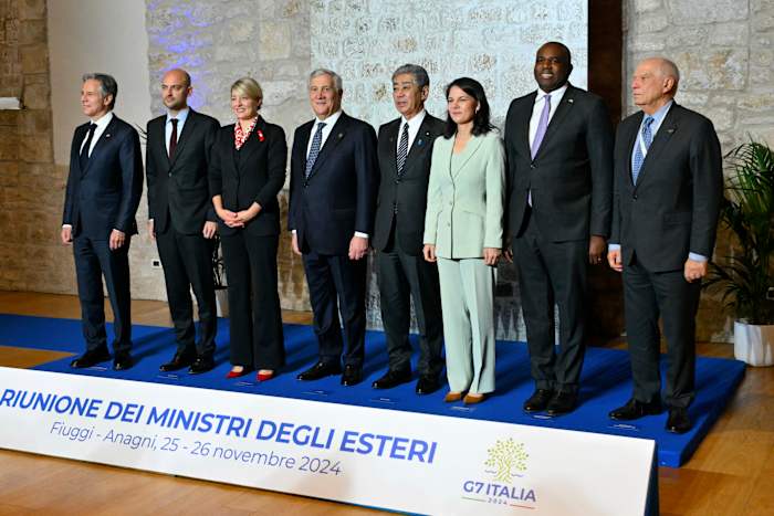 G7 foreign ministers meet in Italy with hopes of progress toward Mideast ceasefire [Video]