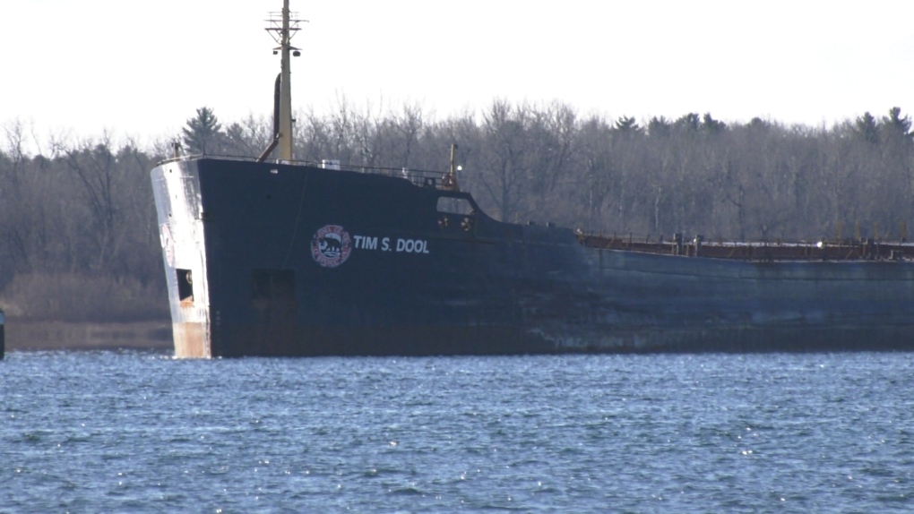 Cargo ship runs aground in St. Lawrence River in eastern Ontario [Video]