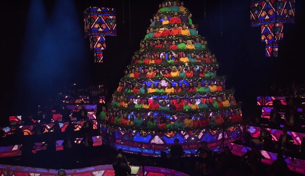 The Edmonton Singing Christmas Tree returns [Video]