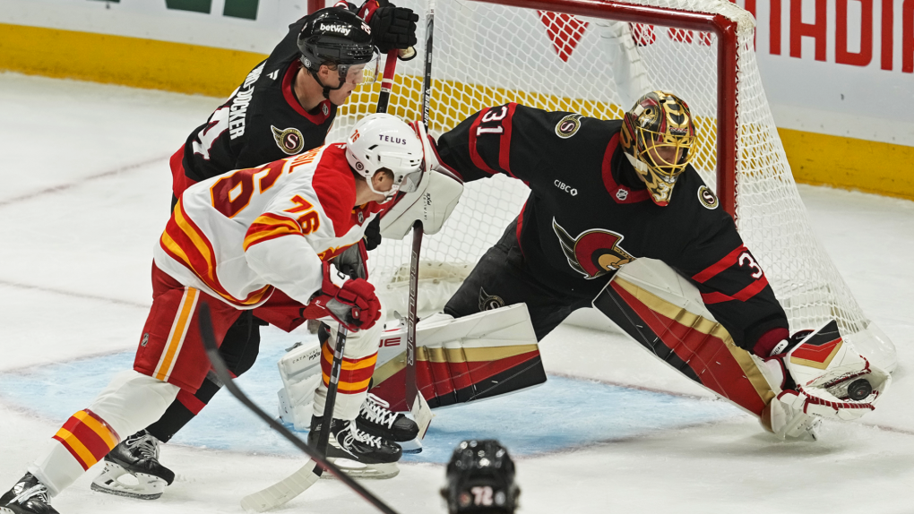 Brady Tkachuk helps Senators snap five-game skid with 4-3 win over Flames [Video]