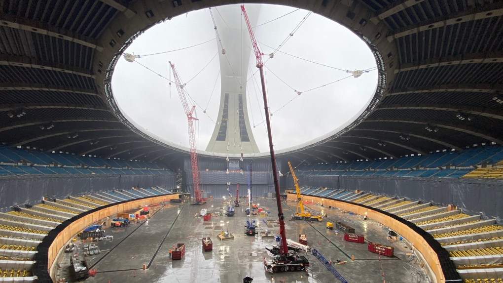 Montreal Olympic Stadium roof removed, repairs continue [Video]