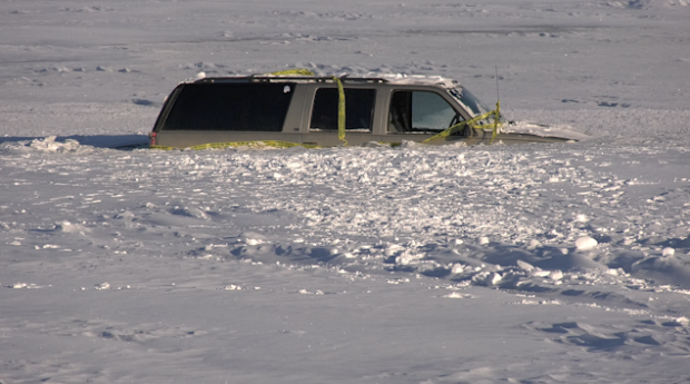 RCMP confirm vehicle found submerged in Charlie Lake stolen, recovery deemed unsafe [Video]