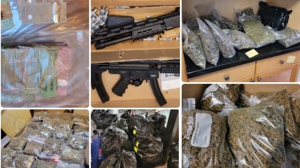 Cannabis, submachine guns seized in B.C. investigation [Video]