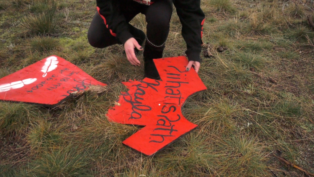 Vancouver Island Red Dress project vandalized [Video]