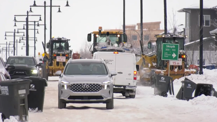 Saskatoon residents dealing with bumpy, snowy roads [Video]