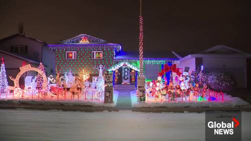 North Edmonton home supporting veterans through massive Christmas display [Video]