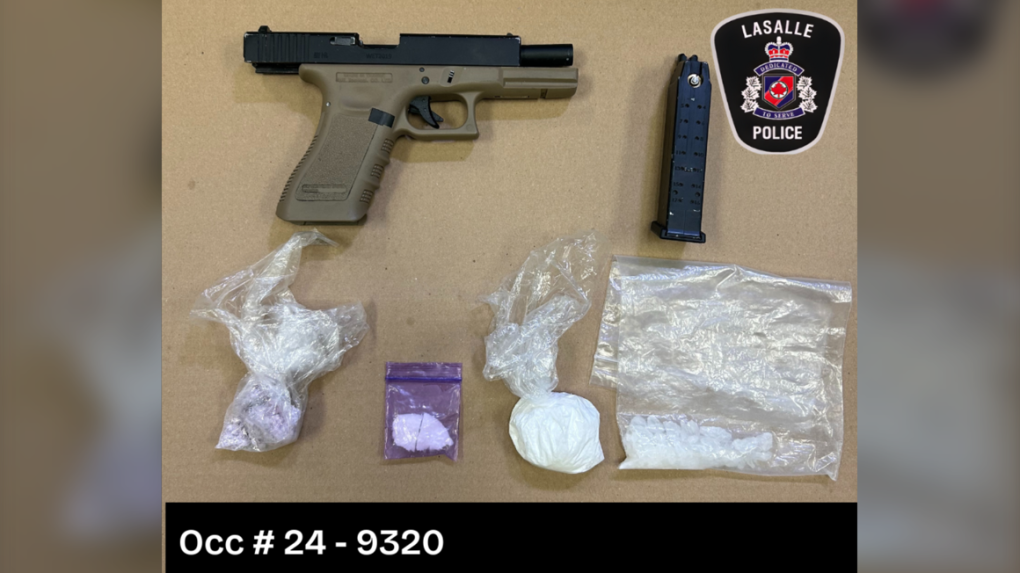 Drugs, gun and cash seized by LaSalle police, three charged [Video]