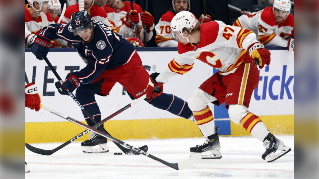 Columbus Blue Jackets defeat Calgary Flames 5-2 [Video]