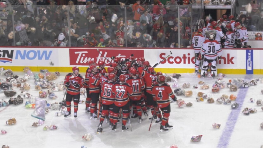 29th annual Teddy Bear Toss game has Calgary Hitmen excited [Video]