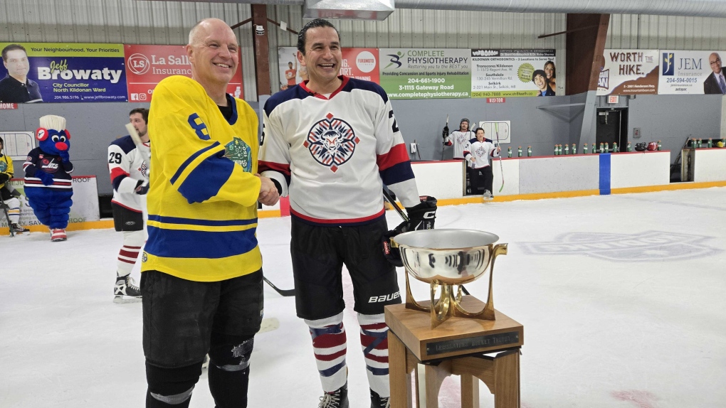 City shuts out province with 6-0 win in Winnipeg 150 hockey game [Video]