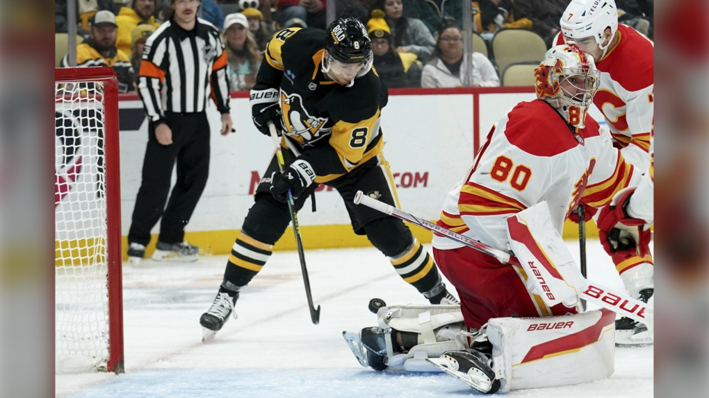 Pittsburgh Penguins defeat Calgary Flames 6-2 [Video]