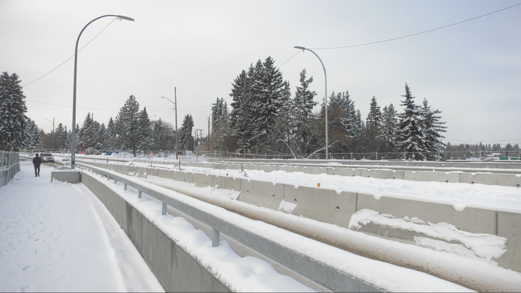 New Edmonton bridge on Stony Plain Road over Groat Road opens [Video]