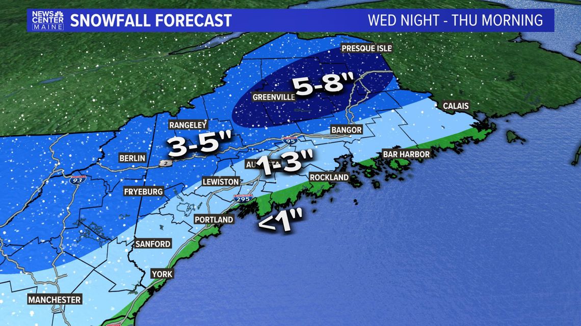 More snow coming to Maine this week [Video]