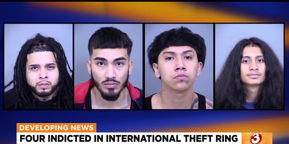 Four men indicted in theft ring with ties to Mexican gang [Video]