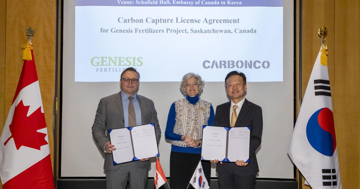 CARBONCO Signed a License Agreement with Genesis Fertilizers, marking a significant milestone in advancing Genesis Fertilizers’ carbon capture project | PR Newswire [Video]