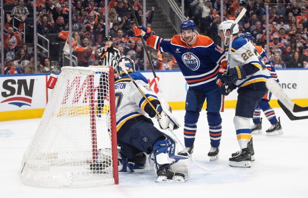 Edmonton Oilers defeat St. Louis Blues 4-2 [Video]